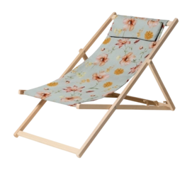 Houten Strandstoel Madison Florina Orange (120 x 55 cm)