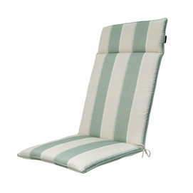 Coussin de Chaise de Jardin Madison Universel Banda Kaki (Dossier Haut 120 x 50 cm)