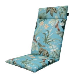 Sitzauflage Madison Universal Grasse Aqua Natural Outdoor Hohe Rückenlehne (120 x 50 cm)