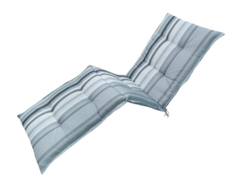 Coussin Bain de Soleil Madison Righe Grey (200 x 65 cm)