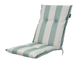 Coussin de Chaise de Jardin Madison Banda Kaki Dossier Bas (105 x 50 cm)