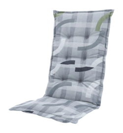 Coussin de Chaise de Jardin Madison Tess Sage (Dossier Haut 123 x 50 cm)