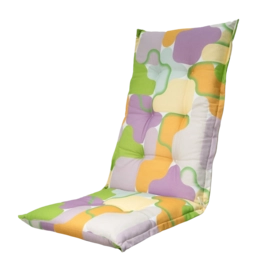 Coussin de Chaise de Jardin Madison Grafi Lila (Dossier Haut 123 x 50 cm)