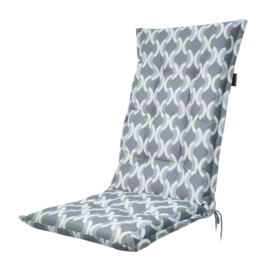 Tuinstoelkussen Madison Trivia Grey Grey Hoge Rug (123 x 50 cm)