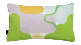 Coussin Décoratif Madison Grafi Lila (30 x 50 cm)