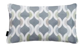 Sierkussen Madison Trivia Grey Grey Outdoor Finishing (30 x 50 cm)