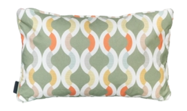 Coussin Décoratif Madison Trivia Green Green Outdoor Finishing (30 x 50 cm)