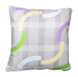 Coussin Décoratif Madison avec Passepoil Tess Purple (50 x 50 cm)