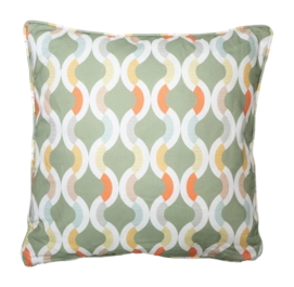 Dekokissen Madison Trivia Outdoor Finishing Green (50 x 50 cm)