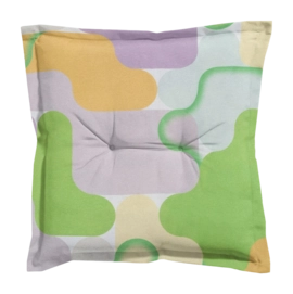 Galette de Chaise Madison Universel Grafi Lila (50 x 50 cm)