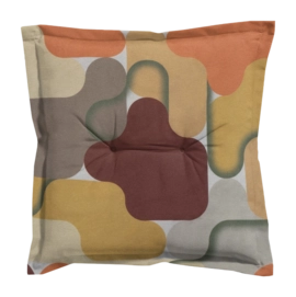Galette de Chaise Madison Universel Grafi Bordo (50 x 50 cm)