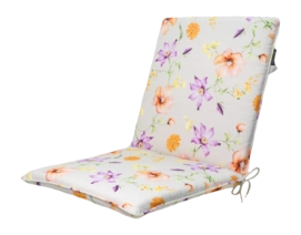 Coussin de Chaise empilable Madison Universel Florina Lilas (97 x 49 cm)