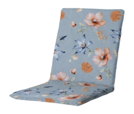 Coussin de Chaise Empilable Madison Universel Florina Blue (97 x 49 cm)