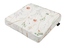 Coussin de Siège Madison Luxe Donna Naturel + Finition Extérieure Nature (40 x 40 cm)