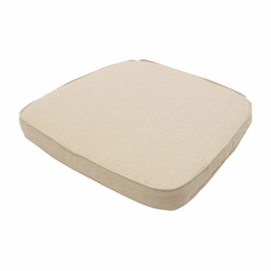 Galette de Chaise Madison Recycled Canvas Beige (48 x 48 cm)