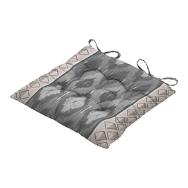 Toskana-Kissen Madison Ikatin Grey (46 x 46 cm)