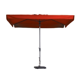 Parasol Madison Delos Luxe Polyester Brick Red 200 x 300 cm