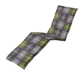 Liegestuhlkissen Madison Patchy Olive (200 x 65 cm)