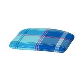 Zitkussen Madison Lucy Blue Ronde Achterkant (48 x 46 cm)