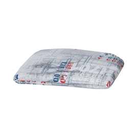 Zitkussen Madison Urban Grey Ronde Achterkant (48 x 46 cm)