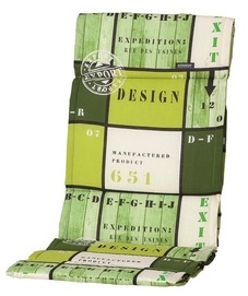 Textileenkussen Madison Tom Lime Hoge Rug