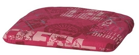 Zitkussen Madison Spirit Fuchsia Ronde Achterkant (48 x 46 cm)