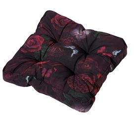 Matraskussen Madison Florance Velvet Red (47 x 47 cm)
