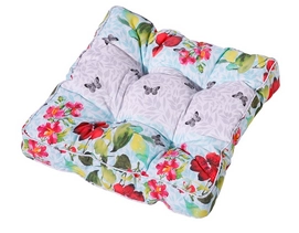 Matraskussen Madison Florance Lilly Aqua (47 x 47 cm)