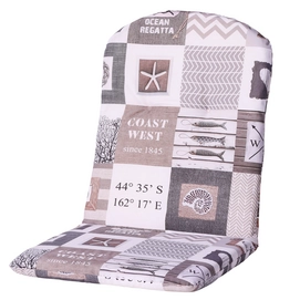 Gartenauflage  Madison West Taupe Schalenstuhl Hochlehner