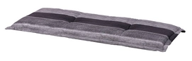 Bankauflage Madison Denim Stripe Grau Dreisitzer