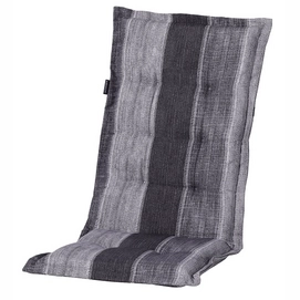Coussin de Chaise Extérieure Madison Denim Stripe Grey (Dossier Haut)