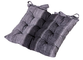Toscanekussen Madison Denim Stripe Grey (46 x 46 cm)