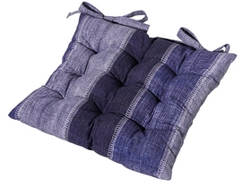 Toscanekussen Madison Denim Stripe Blue (46 x 46 cm)