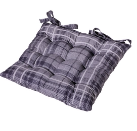 Toskana-Kissen Madison Denim Block Grey (46 x 46 cm)
