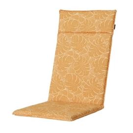 Coussin de Chaise Extérieure Madison Universal Outdoor Palm Yellow (Dossier Haut)