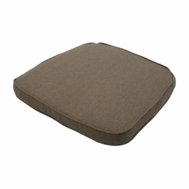 Galette de Chaise Madison Recycled Canvas Taupe (48 x 48 cm)