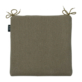 Coussin de Siège  Madison Universel avec Fermeture Éclair Taupe Éco + Nature Extérieur (40 x 40 cm)