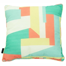 Coussin Décoratif Madison avec Paspel Patch Pastel (50 x 50 cm)