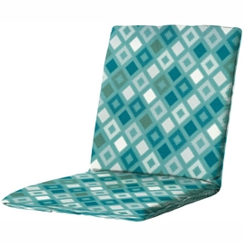 Stapelstoelkussen Madison Grids Sea Blue (97 x 49 cm)