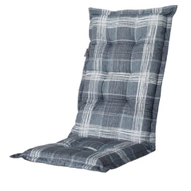 Coussin de Chaise Extérieure Madison Simon Blue (Dossier Bas)