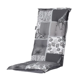 Coussin de Chaise Extérieure Madison Sifra Grey (Dossier Bas)