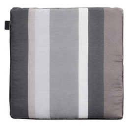Galette de chaise Madison Universal With Paspel Stripe Grey