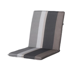 Coussin de Chaise Extérieure Madison Universal Stripe Grey (97 x 49 cm)