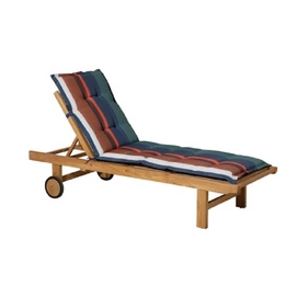 Coussin Chaise Longue Madison Stripe Blue