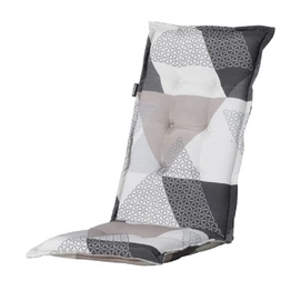 Coussin de Chaise Extérieure Madison Triangle Grey (Dossier Bas)