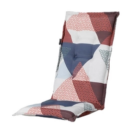 Coussin de Chaise Extérieure Madison Triangle Blue (Dossier Bas)
