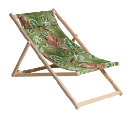 Houten Strandstoel Madison Cala Green Natural Outdoor Finishing (120 x 55 cm)