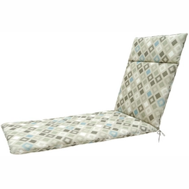 Ligbedkussen Madison Grids Natural (190 x 60 cm)