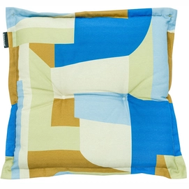 Zitkussen Madison Patch Azur (50 x 50 cm)
