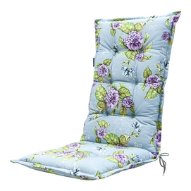 Coussin de Chaise de Jardin Madison Blossom Lilas (Dossier Haut)